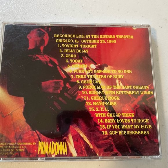 Smashing Pumpkins Shoot Out the Lights LIVE CD Chicago IL Oct 1995 Italy PD105 - Picture 2 of 12